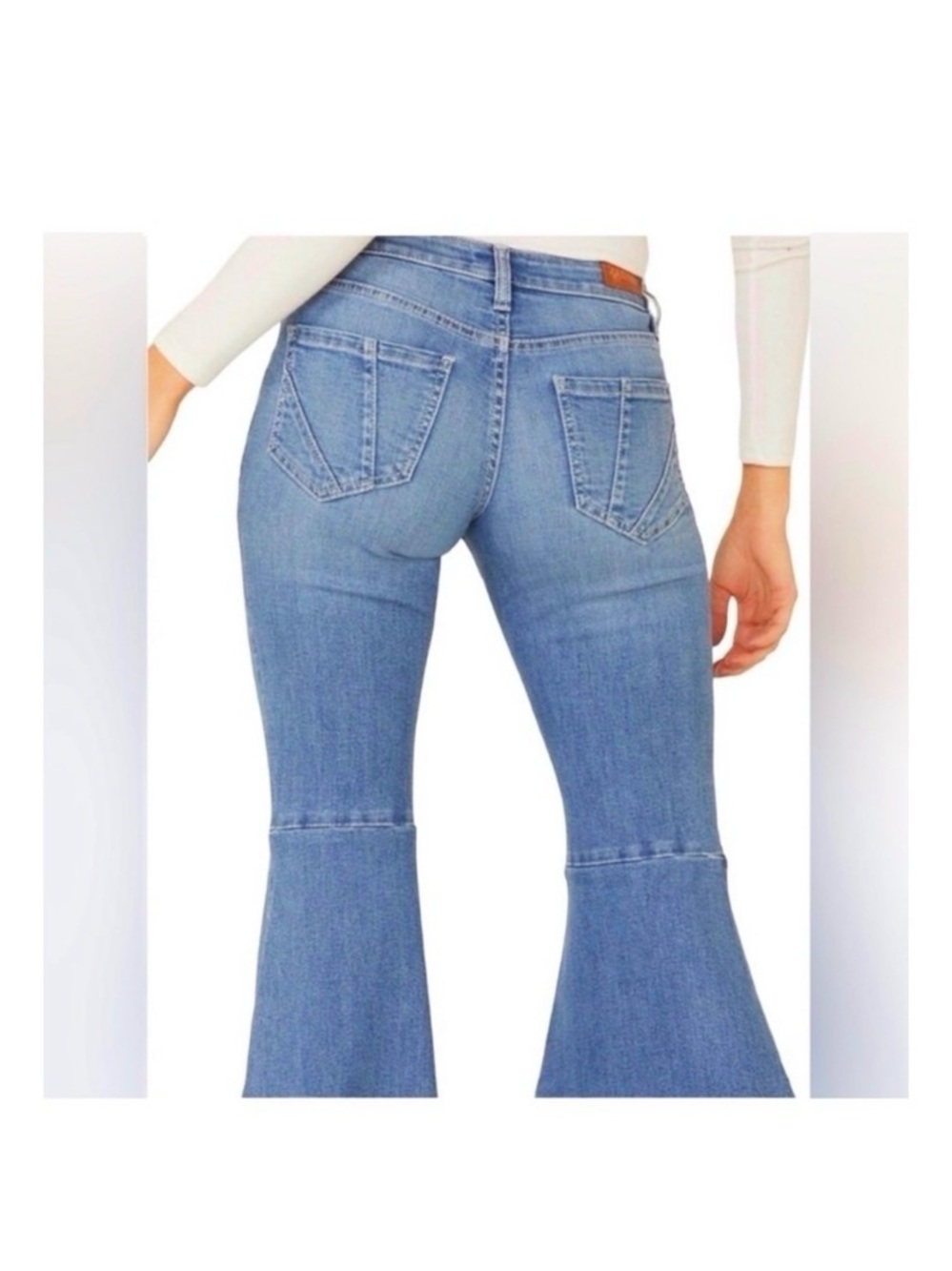 BOOT BARN SHYANNE RIPPED HI RISE FLARE JEANS - Picture 3 of 8